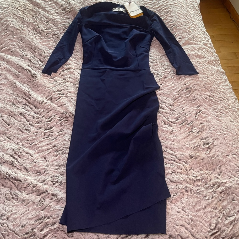 Chiara Boni La Petite Robe Side Ruffle Dress